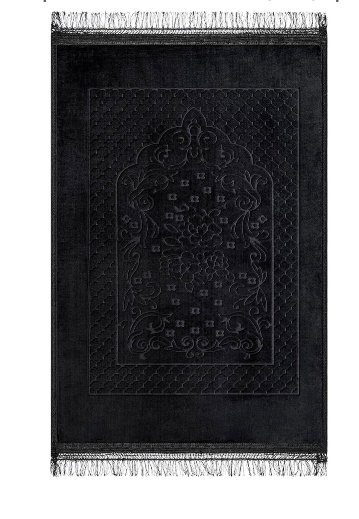 Tapis de prière noir